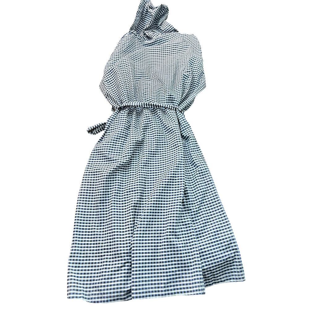Andrew Scott Men's Multicolor Plaid Print Cotton Blend Long Sleep Robe Size 2XL
